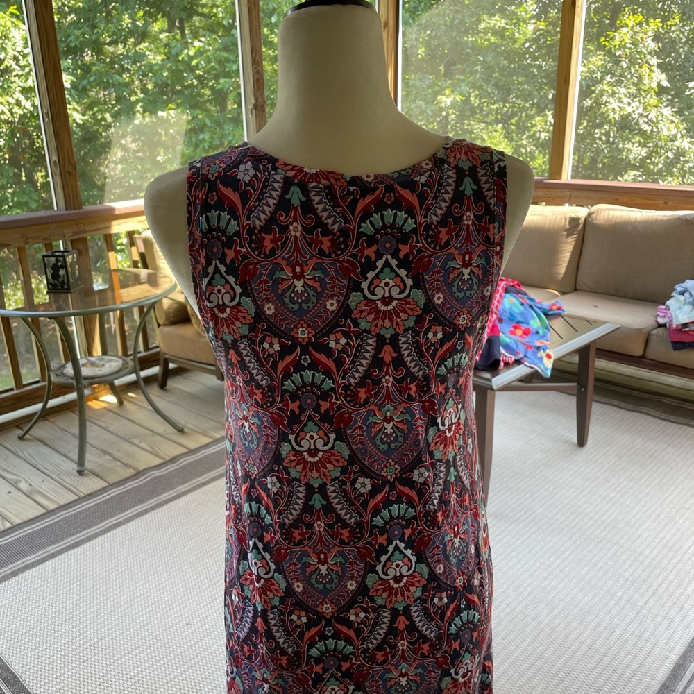 LOFT patterned shift dress - Picture 6 of 6